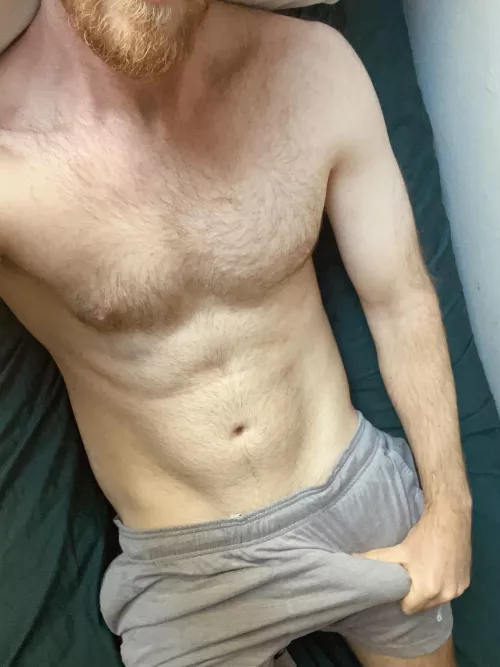 Are you coordinated enough to get these shorts off while sitting on my face? by BigSpoonoftheYear