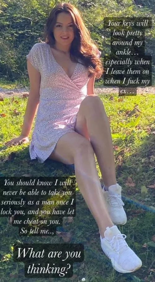 Are you prepared to give up everything for her to be your key holder? by donlogan83