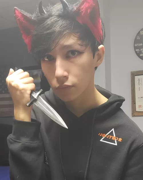 Are you sure you want me to sacrifice you to the femboy gods? by willzoneium