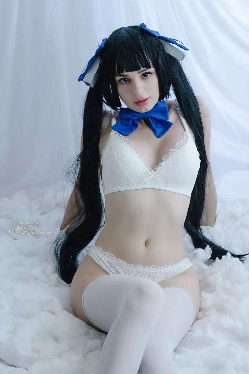 Are you watching? I’m little but shy >_<\\\ Hestia by Kanra_cosplay [self] posted by Kanra_Cosplay