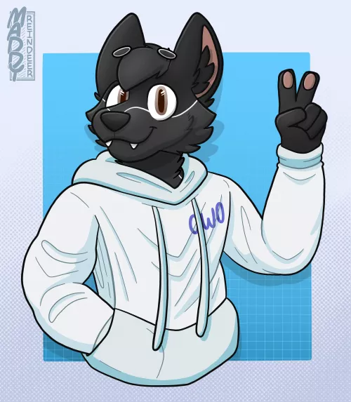 ✌️ (art by me) by MaddyReindeer