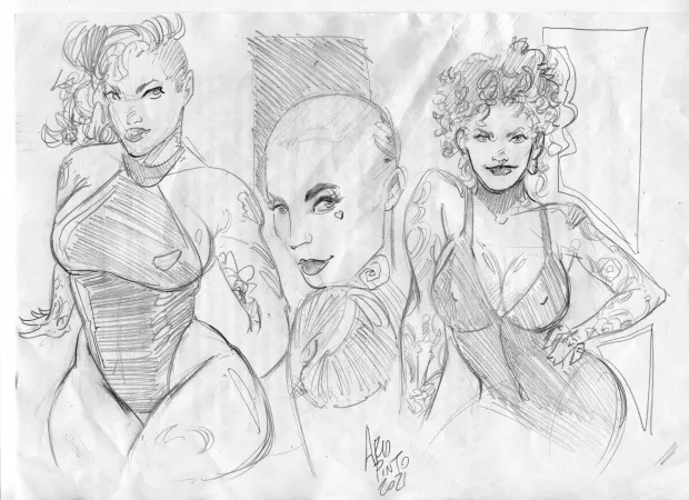 Art practice with Christy Mack by Il_Mattacchione__