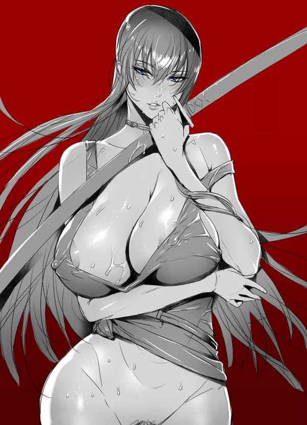 [Artwork] Saeko Busujima from High School of the Dead posted by --DarkValkyrie--