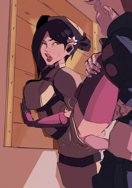 Aruni taking it good by CosmicRainbowss