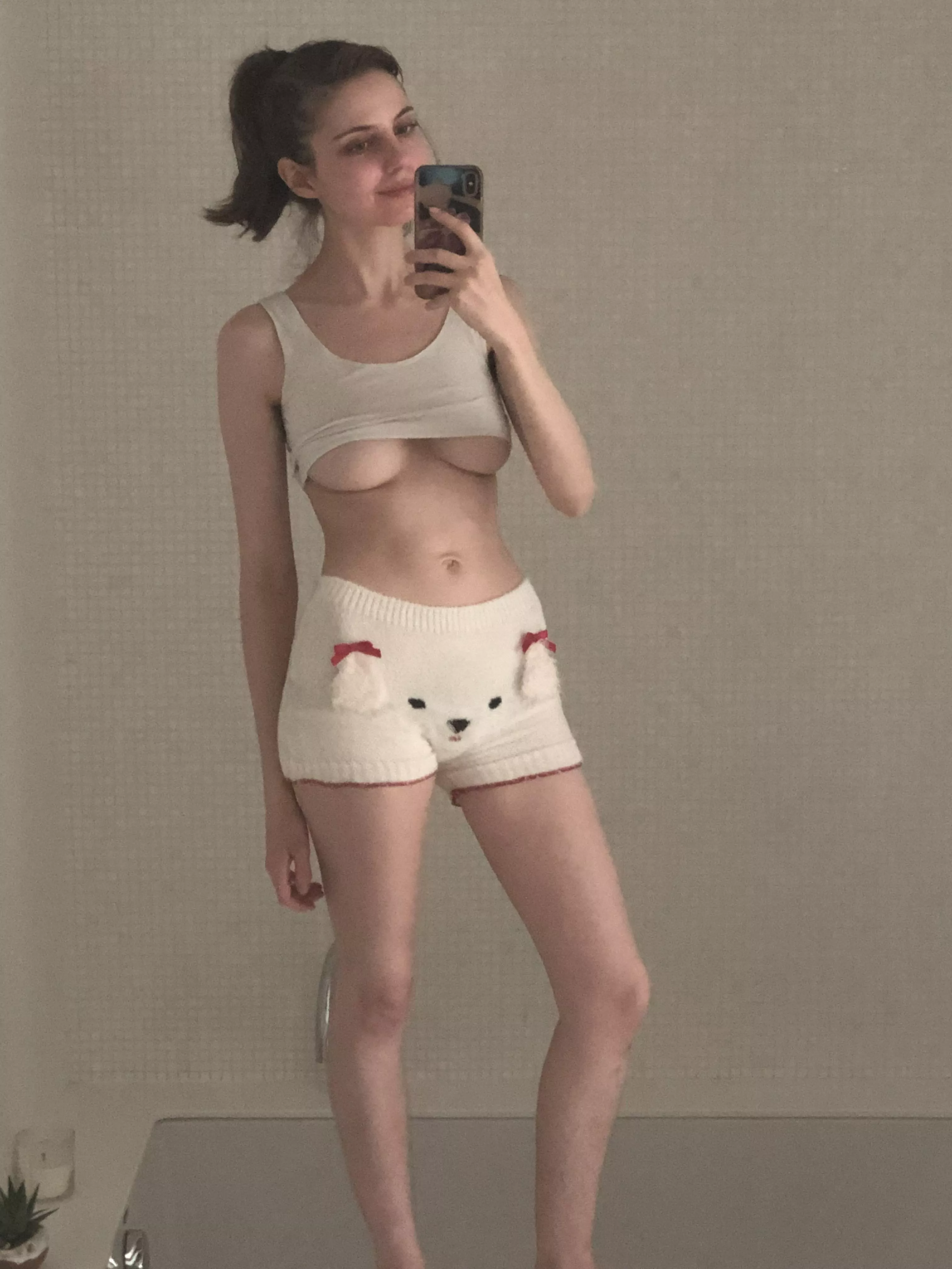 As requested - clearer picture of my puppy shorts! posted by liararoux