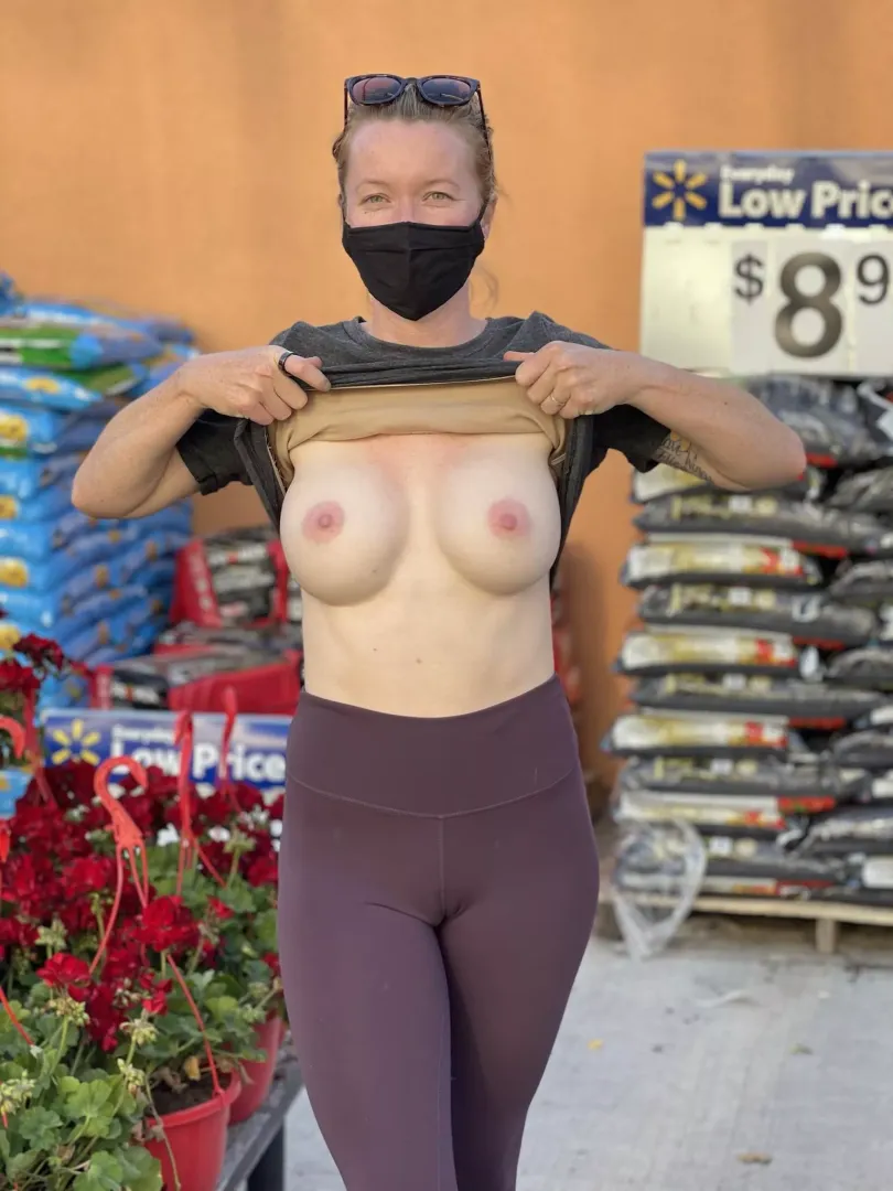 As you know, there are cameras in the flower section. I hope the employees enjoyed the view! (F) posted by Fitcouple