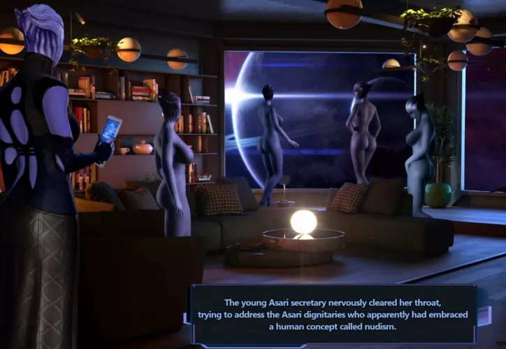 Asari secretary vs Asari dignitaries. by Rastifan