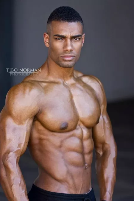 Ash Nathan Grant (@AshGotBody) photographed by Tibo Norman [xpost from /r/Pecs] by asdasasdass321
