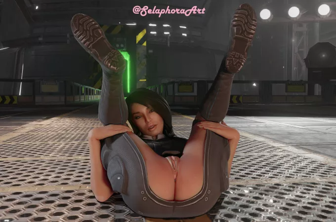 Ashley ready for some action (SelaphoraArt) by protoshujin