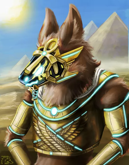 Ashvejlou the Protogen, I've been doing a lot of protogen commissions lately, I figured I'd proto my sona for fun. by Ashvejlou