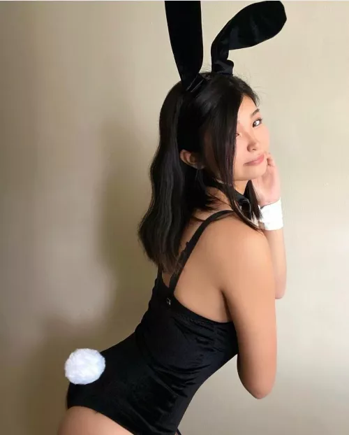 Asian bunny girl by MisterMysteryMan3