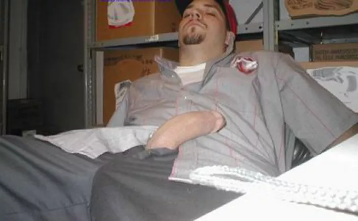 Asleep in the stockroom by menareamazing