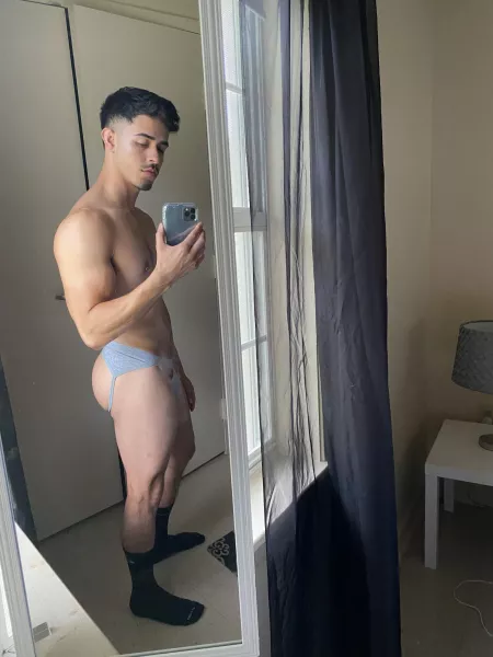 Ass hanging out of my jockstrap OF Link in comments by IndependentMinute937