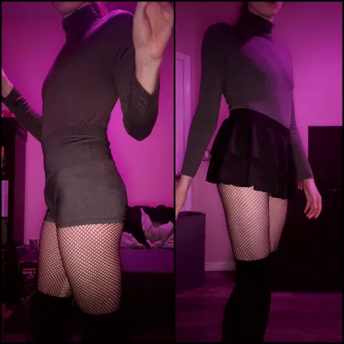 Ass might be non exsistent but atleast skirts look good? by Altlove420