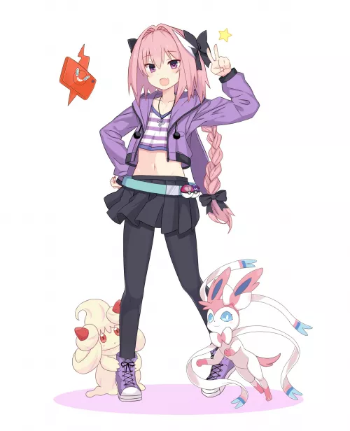 Astolfo and his mons by pedoro_pedoro