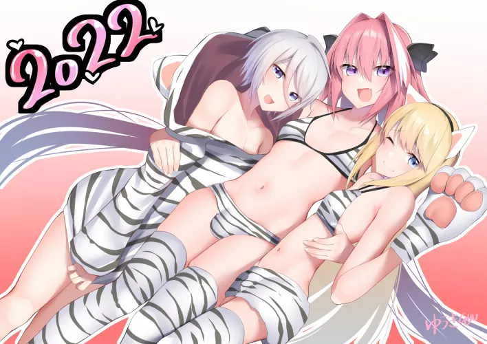 Astolfo's harem (kitajima yuuki) by BigMilfyGothFuta