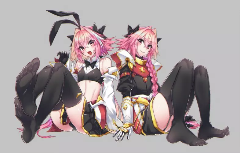 Astolfo’s Outfits. I love the way he’s drawn 💕 [artist: haoro] by OutofContext1138