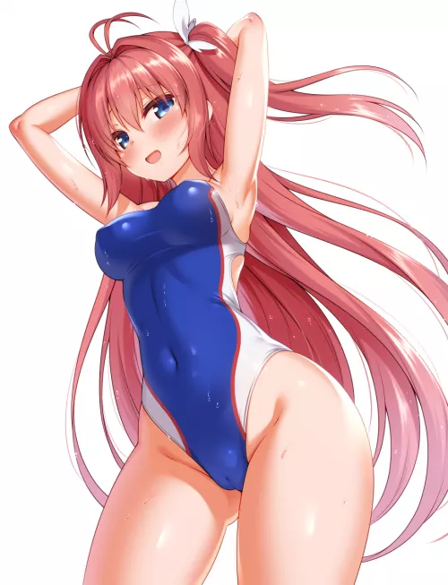 Asuka Competition Swimsuit (Zirba) [Ao No Kanata No Four Rhythm] by sequence_string