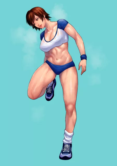 Asuka Kazama is ready to workout (cirenkoyenk) [Tekken] by Souted
