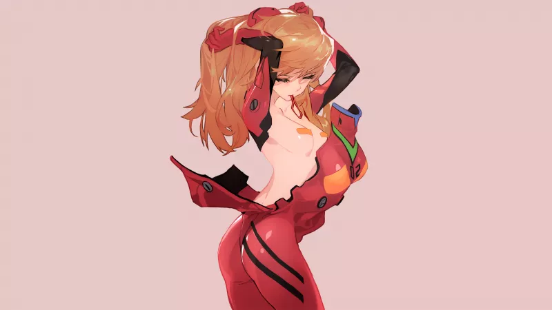 Asuka (Neon Genesis Evangelion) [3840x2160] by masked_trash_bandit
