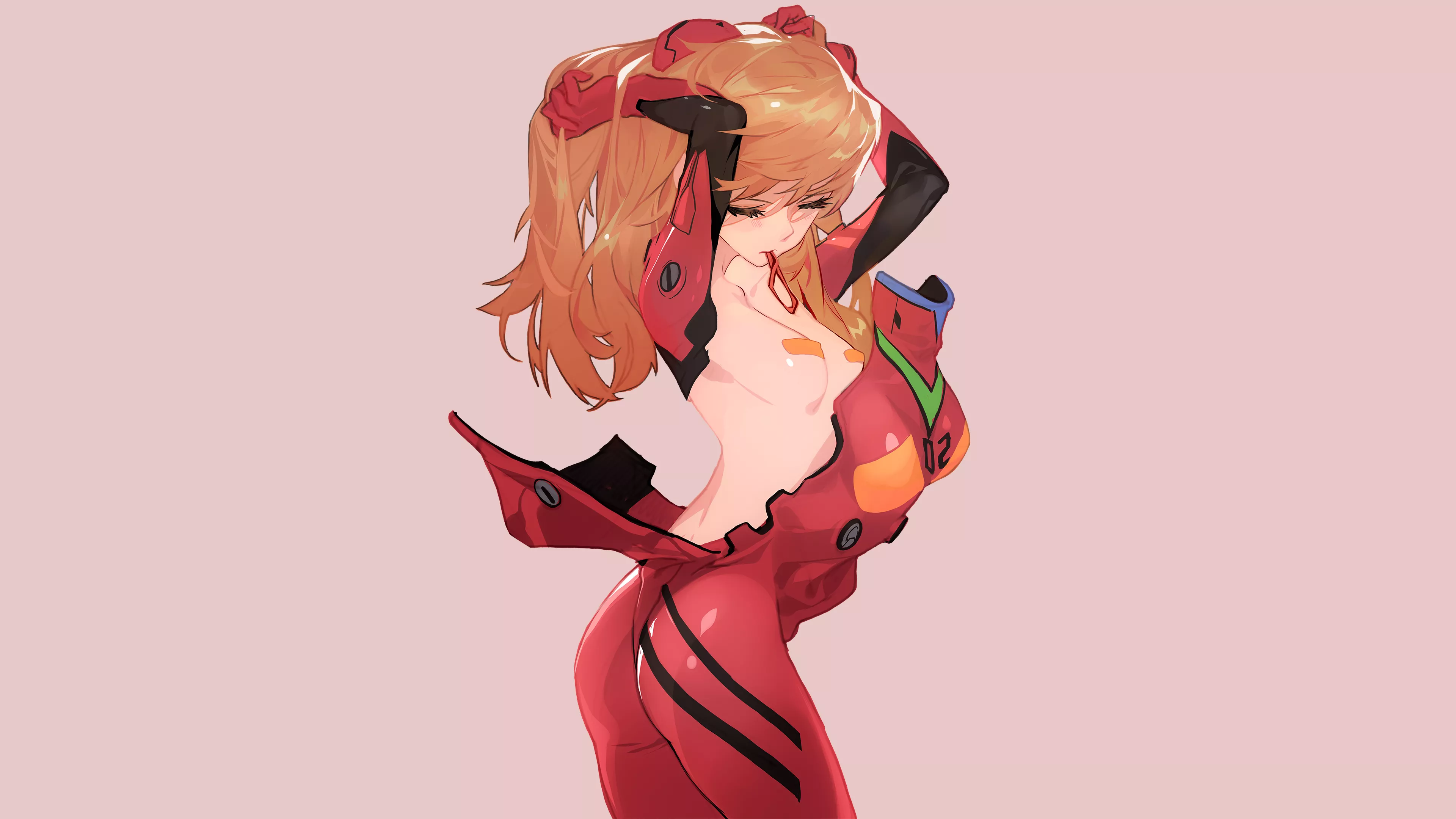 Asuka (Neon Genesis Evangelion) [3840x2160] posted by masked_trash_bandit