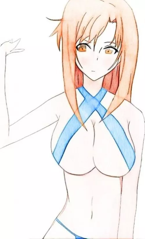 Asuna drawing by me. by DeepGrape9010