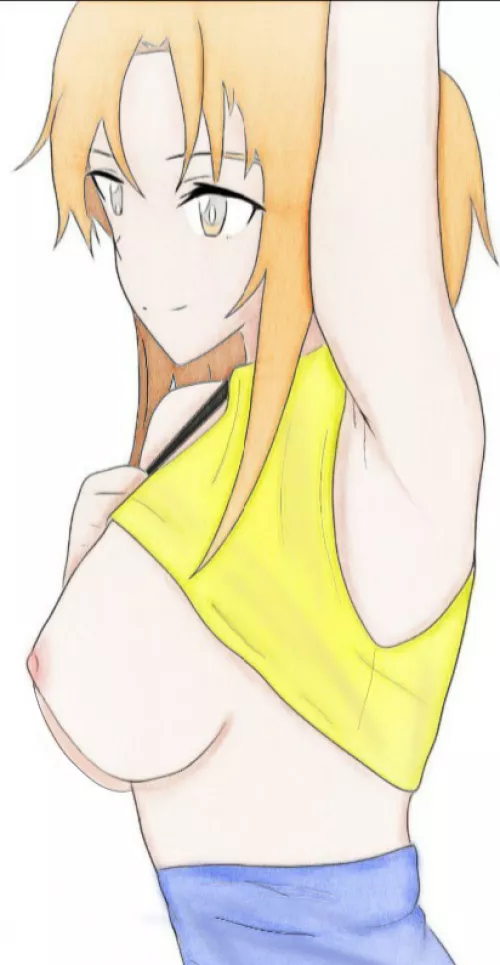 Asuna drawing by me. by DeepGrape9010