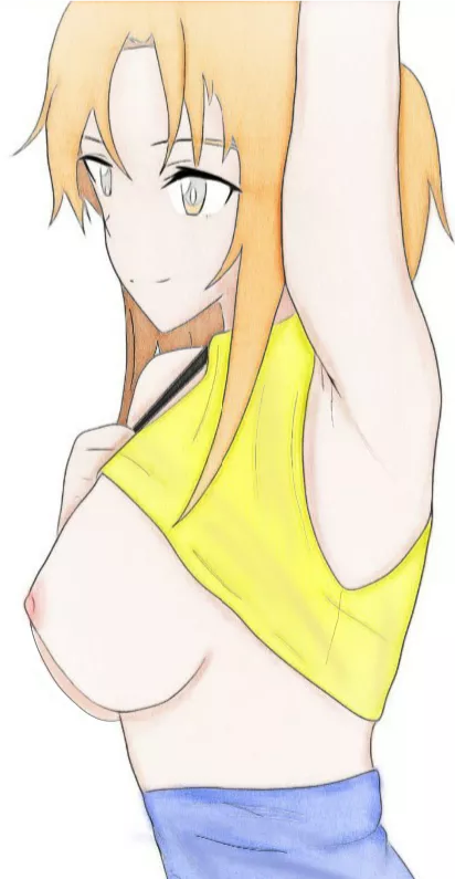 Asuna drawing by me. posted by DeepGrape9010