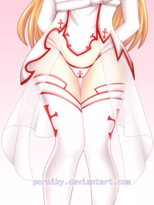 Asuna loves her new panties. by UndefinedPoster