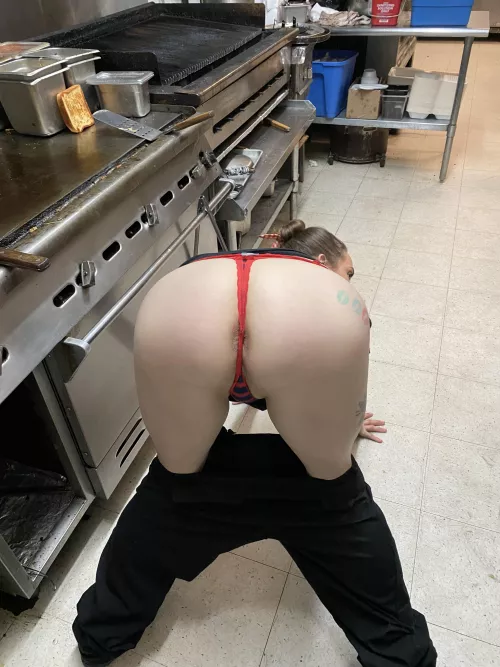 At least the new cook can work a camera 😉 by PrincessSquirts0211