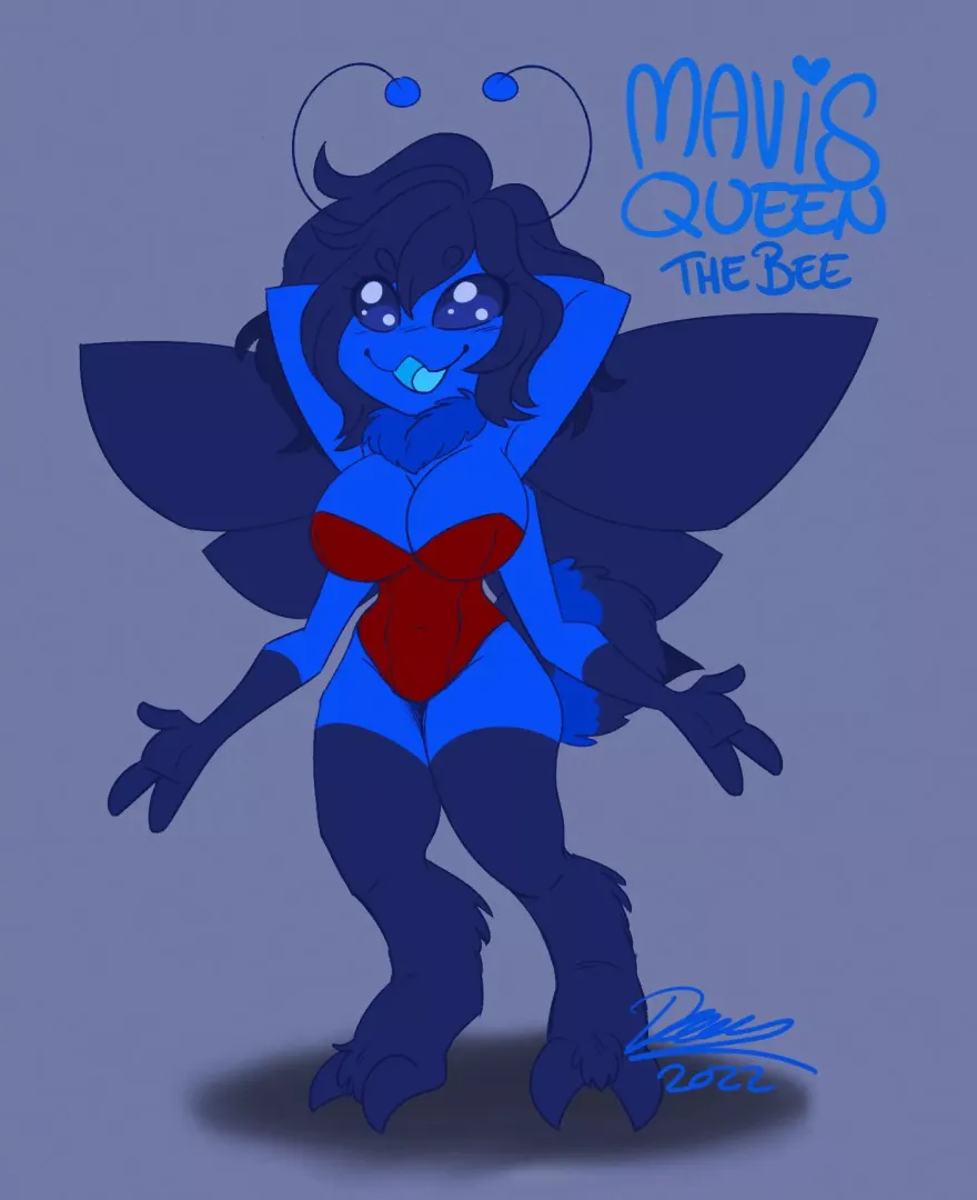 At long last got my fursona design commissioned thanks to @subarashi44 over on Twitter posted by SonicBee00