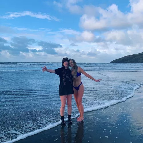 At the beach by serrelsmith