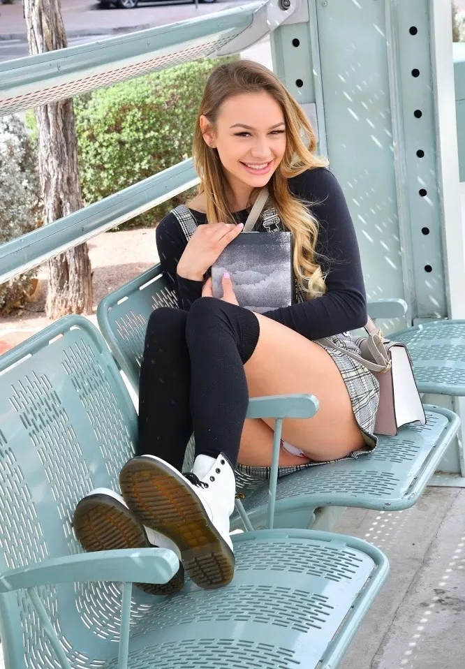 At the bus stop posted by Headcase0150