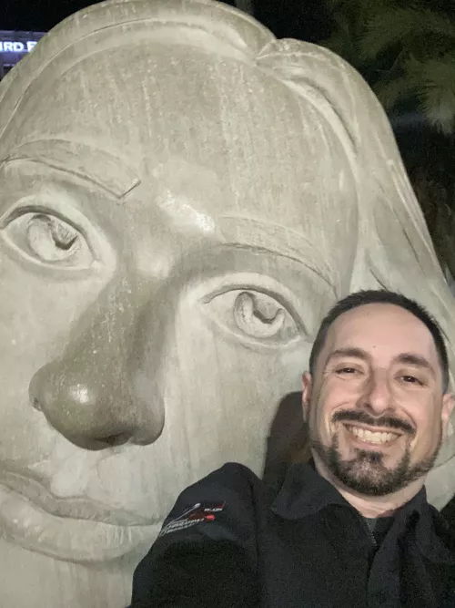 At the end of my 40th birthday, I was walking along my city’s downtown lake park when I came across this lady laying around… by SeekingAdvice_Please