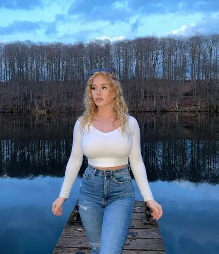 At the lake by qazmlpfghcvb