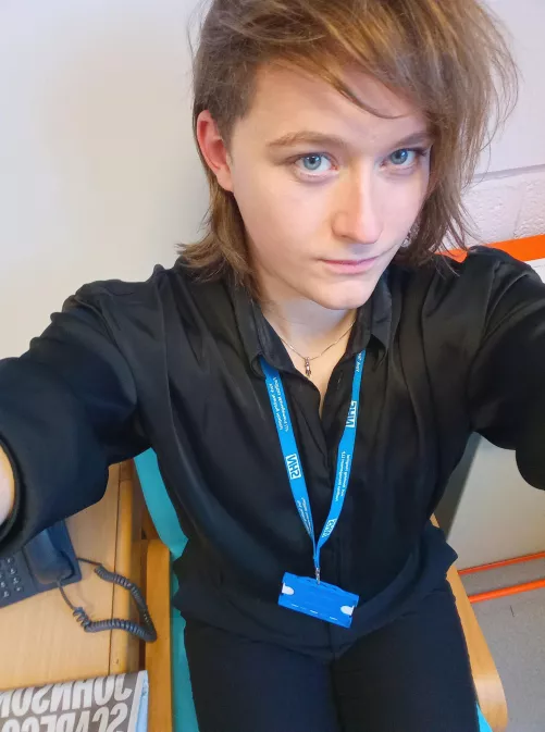 At the office ;3 by TAMSINx--_--x