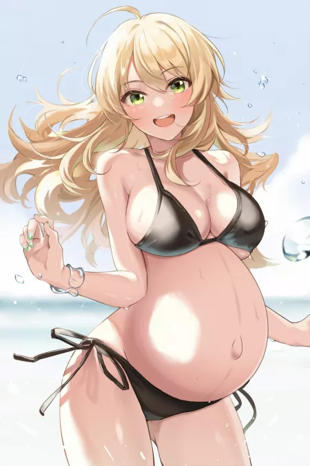 At the sunny beach by hdddestroyer