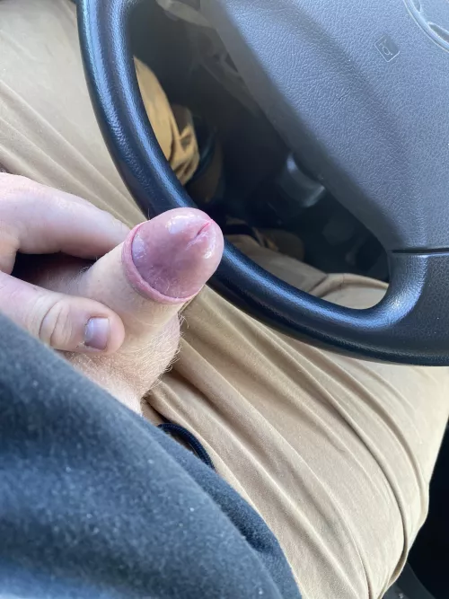 At work by self being horny by Someonesboitoy