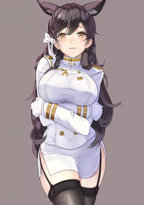 Atago: either you let me take your useless virginity or in doing it by force Me: Bet Atago: Ara Ara~❤ (IJN Atago, Azur Lane, Sakura Empire Faction) by Key_Temperature_1845
