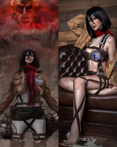 Attack On Titan: Mikasa Ackermann by LienSue by LienSueCosplay