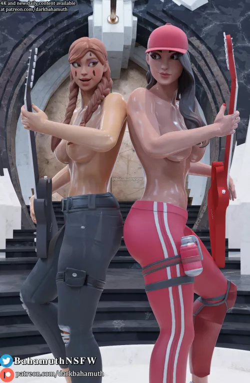 Aura and Ruby performance [BahamuthNSFW] by Darkbahamuth