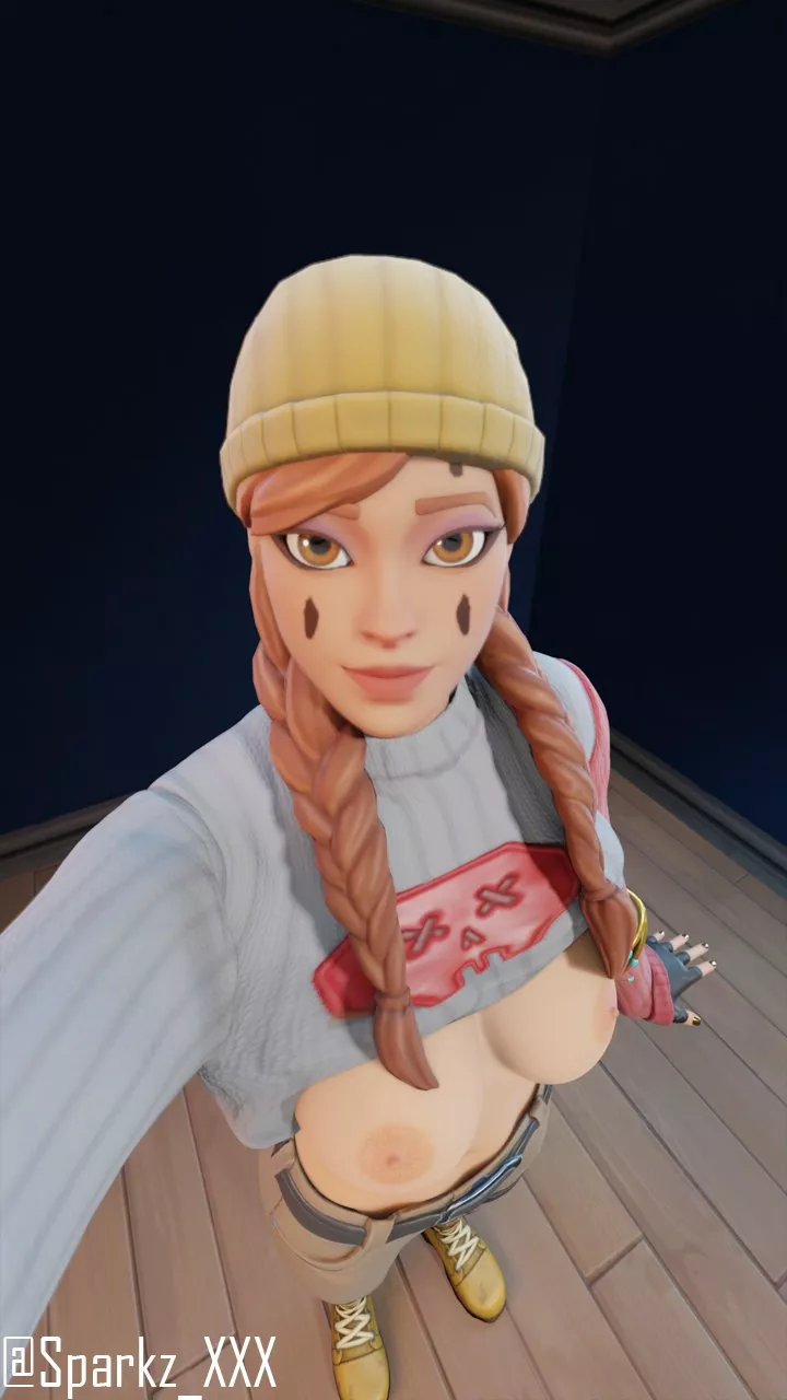 Aura taking a selfie (sparkz) posted by xbunny0w0