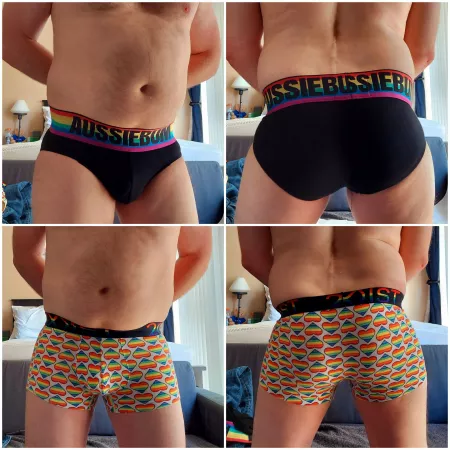 AussieBum briefs or 2(X)IST trunks to kick off pride? Which do you think is better? by Homo_gone_wild