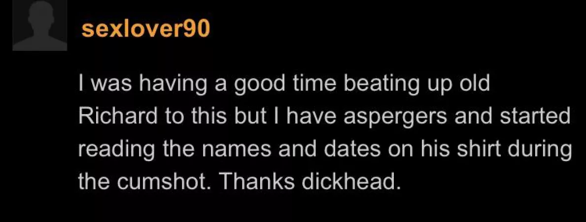 Autism strikes again by The-Syrinx-Priest