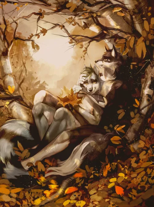 Autumn By Drawing_sofa by TinaValet