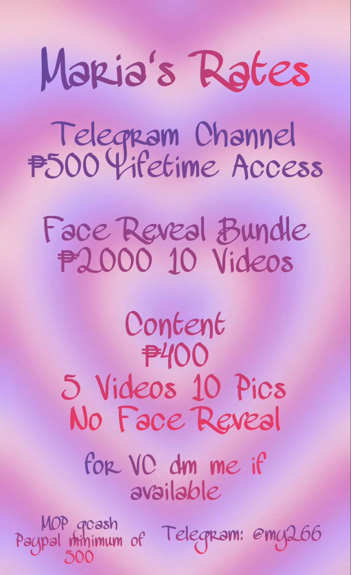 Avail my Contents✨ posted by marialigayaaaa