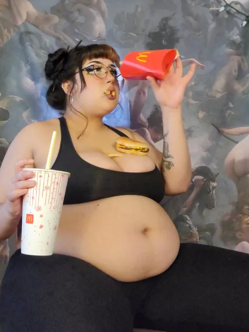 Aw man I finished all my fries :( can I have some of yours? by korachubbsy