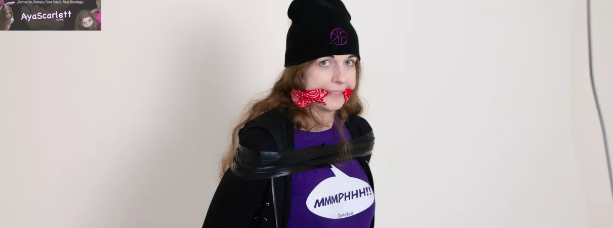 Aya Cleave Gagged (OC) by AyaScarlett