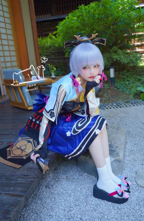 Ayaka | Genshin Impact | by Senyamiku by BENIMARU90