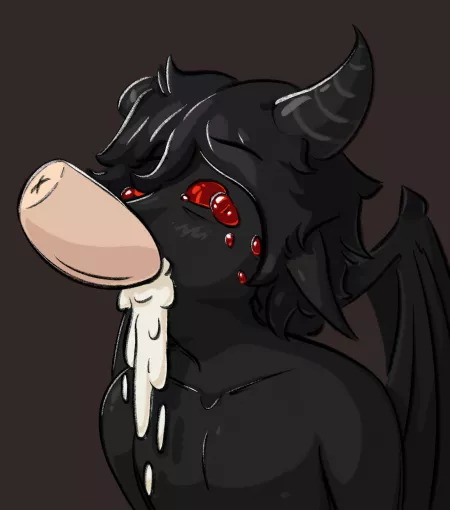 Azazel found the Sausage by Azazelthedemonlord